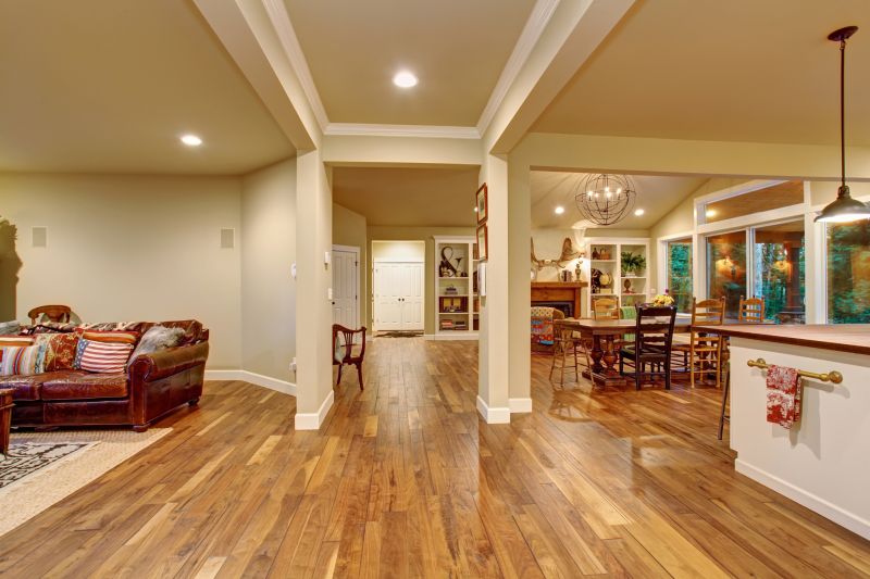 Luxury Hardwood Floor in Dining Area